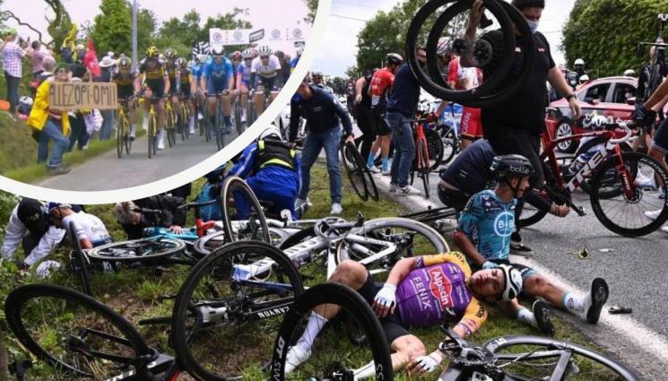 Тур дьо франс - Жената камикадзе на Тур дьо Франс глобена с 1200 евро, отърва 4 месеца условна присъда