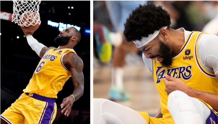 ЛеБрон Джеймс Лейкърс - ЛеБрон Джеймс със стотен трипъл-дабъл, но Лос Анджелис Лейкърс пак цамбурна