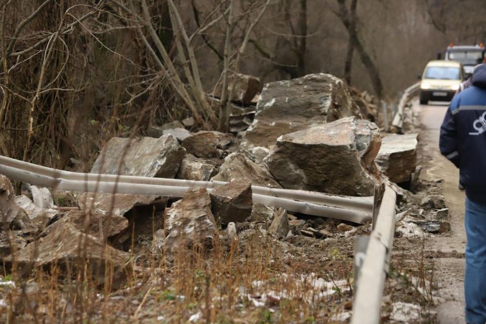  Самоковско шосе свлачище 