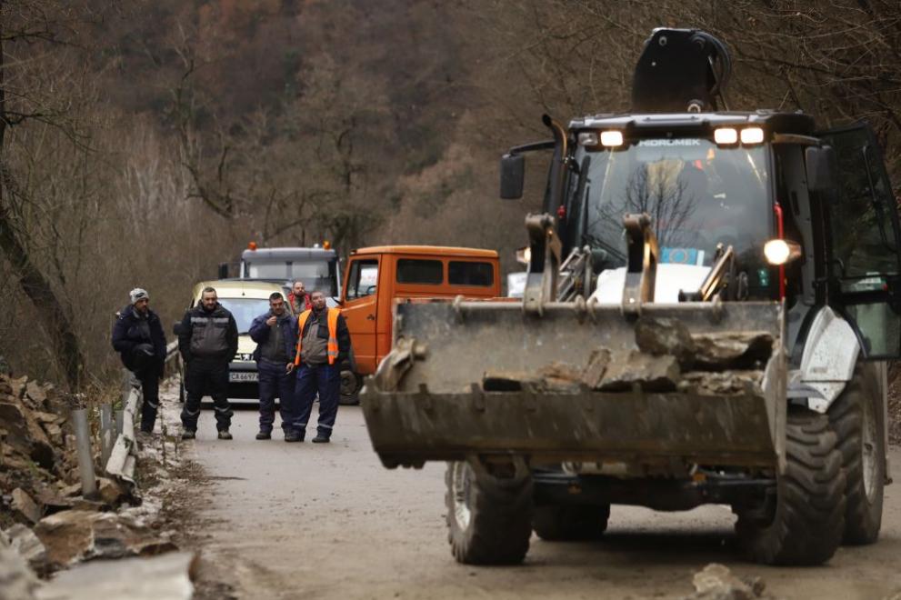  Самоковско шосе свлачище 