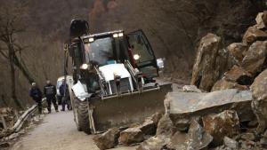 Самоковско шосе свлачище