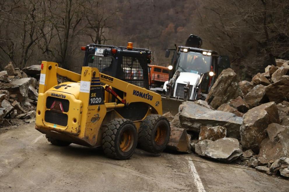  Самоковско шосе свлачище 
