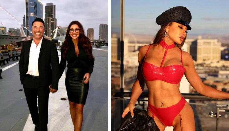 Де ла Оя - За радост на 631 000 свои последователи любимата на Де ла Оя лъсна гола във Вегас