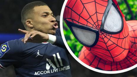 Мбапе Спайдърмен