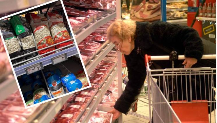 магазин - Бобът по-скъп от пържолата за Коледа, вносни мръвки подбиват цената на родното производство