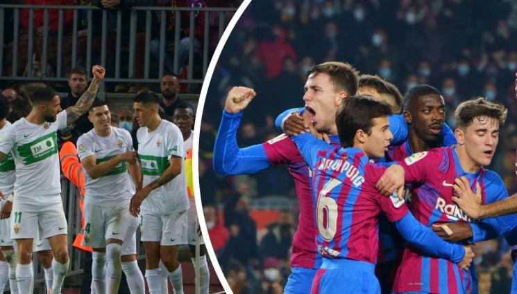 Барселона - Елче вкара за пръв път от 43 г. на „Камп Ноу“, Барса едва се измъкна в края