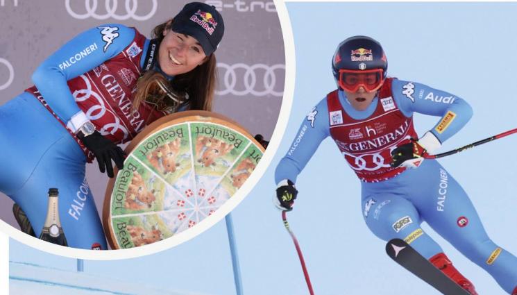 София Годжа - Италианската ски фурия София Годжа издуха всички и на Супер Г след вчерашното спускане