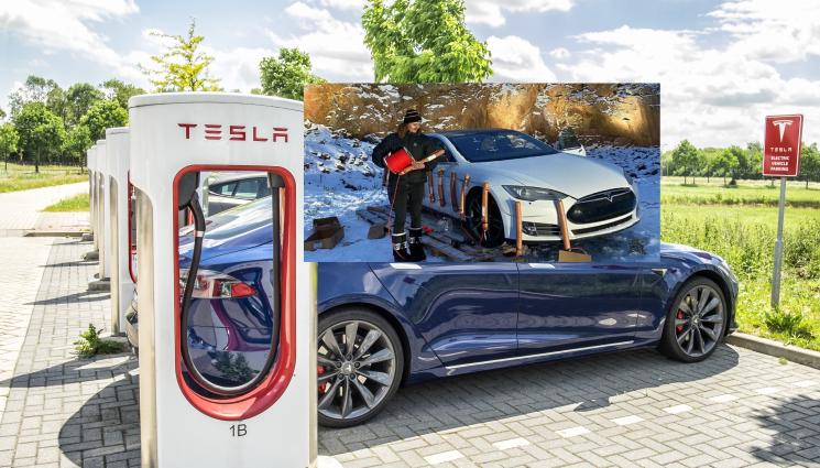 тесла - Разярен собственик на Tesla я взриви ритуално с 30 кила динамит (ВИДЕО)