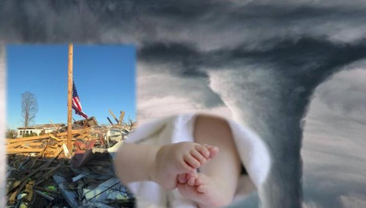 торнадо - ЧУДО: Спасиха две бебета изпод руините след мощно торнадо в САЩ (ВИДЕО)