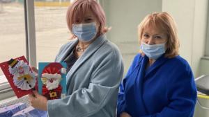 коледни картички за децата в Пирогов