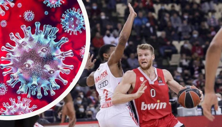 Олимпиакос - Половината отбор на Везенков с COVID-19, отложиха им мач от Евролигата