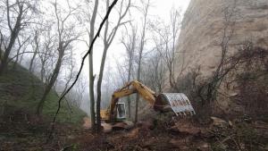 РИОСВ Благоевград провери сигнал за изкопни дейности и унищожаване на дървета