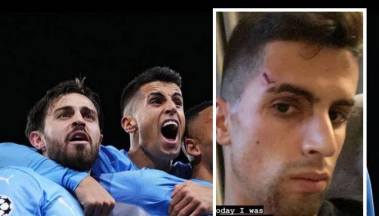 Жоао Кансело - Банда взломаджии преби брутално футболист на Ман Сити, защитил семейството си вкъщи