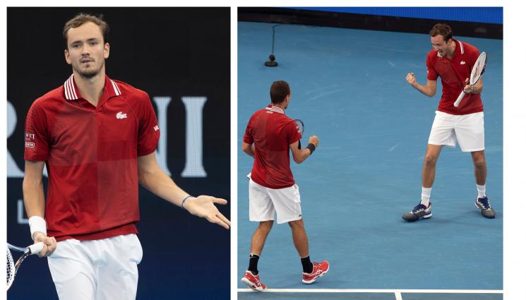 Медведев АТП Къп - Медведев падна сензационно от №29 в света, мачът на двойки спаси Русия за 2:1 с Франция в АТП Къп