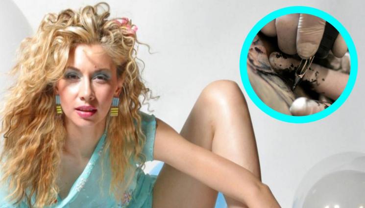 Нети - Нети си татуира гърба (СНИМКА)