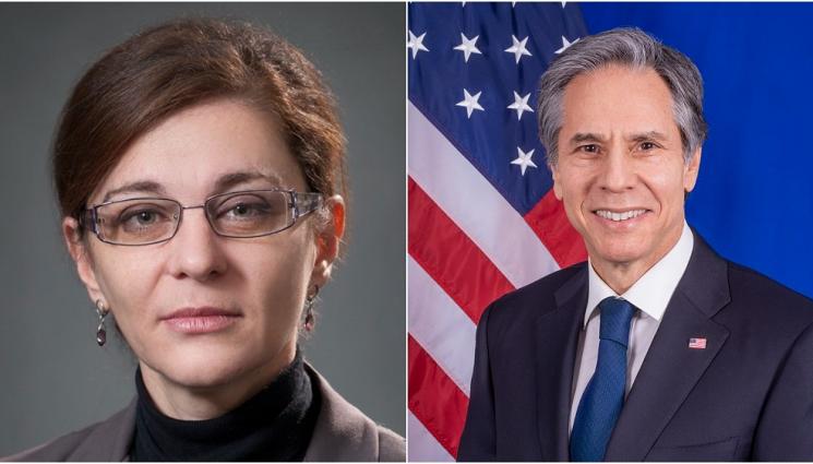 Генчовска - Генчовска говори по телефона с Антъни Блинкен (ВИЖТЕ КАКВО СИ КАЗАХА)