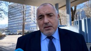 Лидерът на ГЕРБ и бивш премиер Бойко Борисов осъди лидера