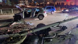 Тежка катастрофа стана тази вечер на булевард Александър Малинов в