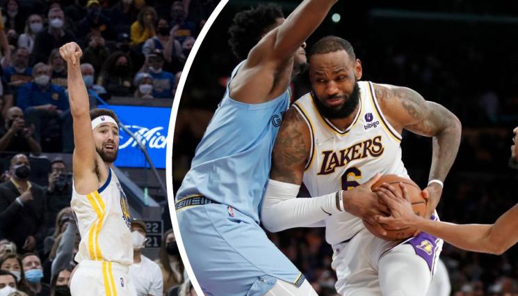 НБА - Леброн не стигна на Лейкърс за успех срещу Мемфис, Клей Томпсън блестящ след завръщането