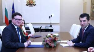 Министър председателят Кирил Петков се срещна с посланика на Великобритания Роб