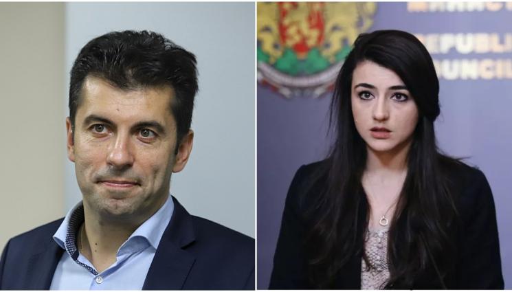 Кирил Петков и Лена Бориславова - Кирил Петков и шефката на кабинета му са карантинирани