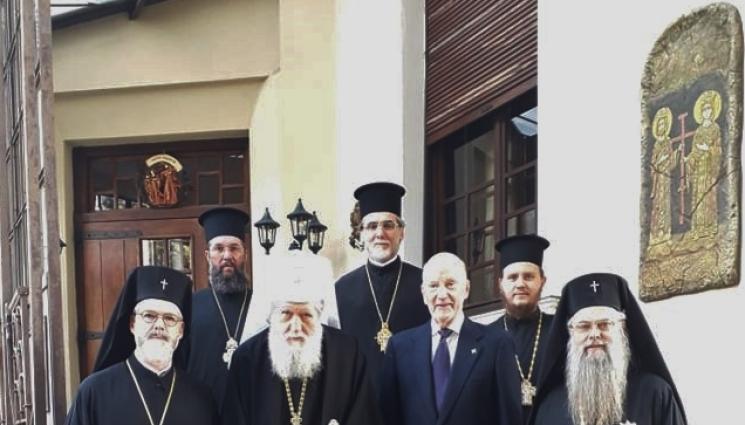 Неофит - Патриархът връчи на царя владишки жезъл