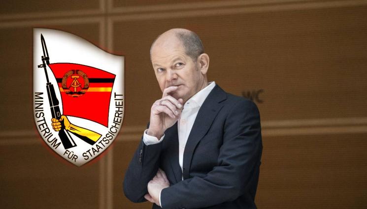 Щази - Източногерманската тайна полиция ЩАЗИ  следила канцлера Олаф Шолц през 70-те години