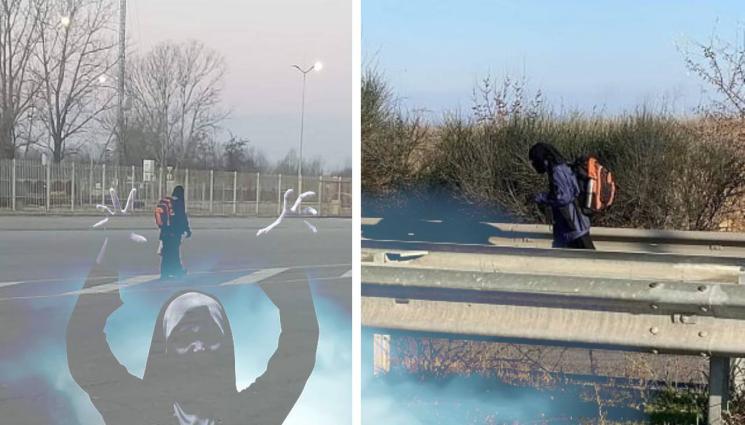 монахиня - ЗЛОВЕЩО: Мистериозната монахиня пак се появи, броди из Свиленград и стряска наред