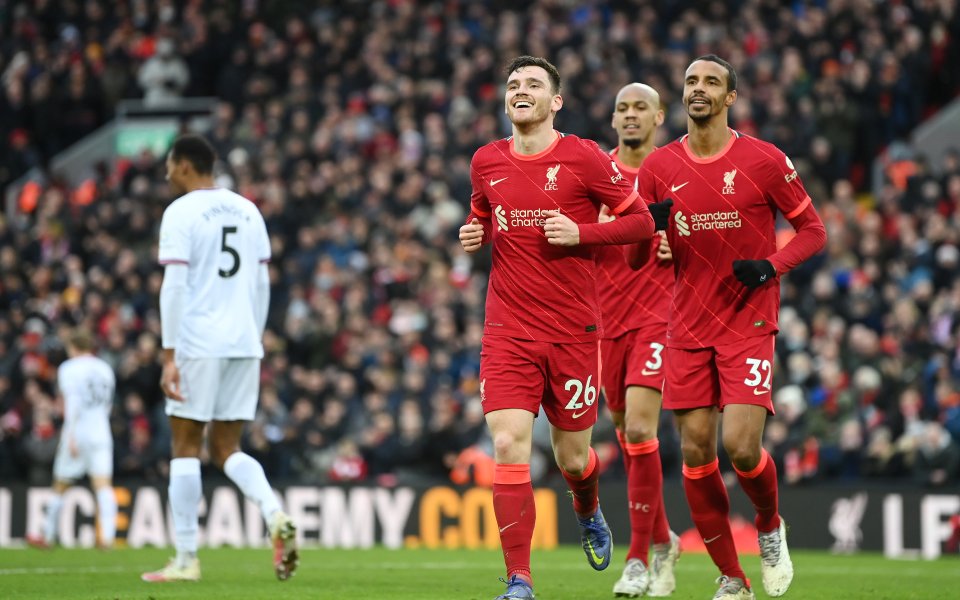 Андрю Робъртсън призна, че "разликата с Манчестър Сити е твърде