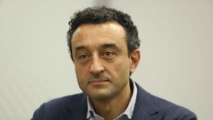 Министърът на иновациите и растежа Даниел Лорер и ръководството на Българската банка