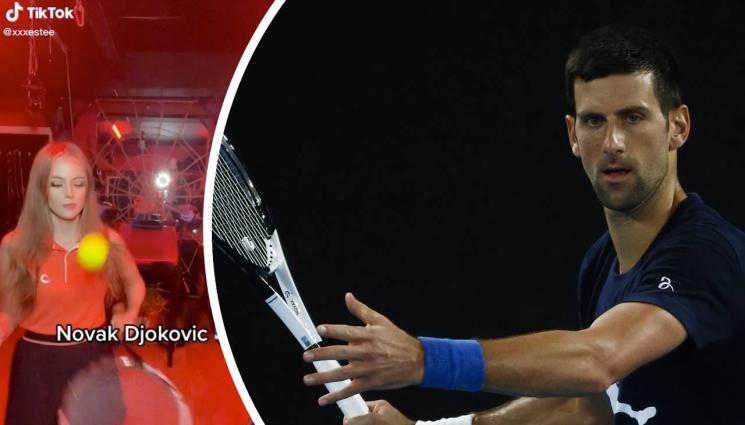 Новак Джокович - Момиче на повикване покани Джокович да карат заедно карантина