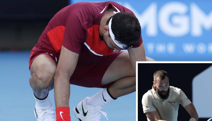 Григор Димитров Беноа Пер - Григор Димитров отпадна във втория кръг на Australian Open срещу неудобен французин