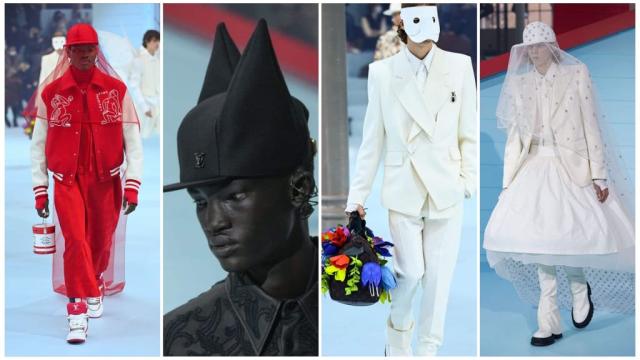 Впечатляващо ревю на Louis Vuitton в Париж: Мъжки булки и ултралуксозни чанти (ГАЛЕРИЯ)