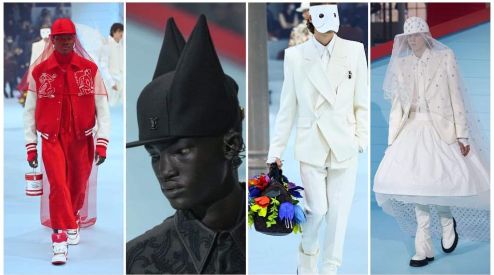 Впечатляващо ревю на Louis Vuitton в Париж: Мъжки булки и ултралуксозни чанти (ГАЛЕРИЯ)