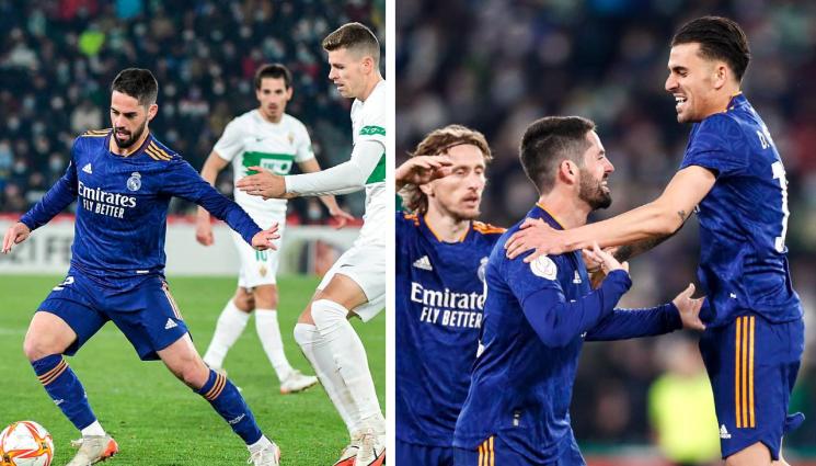 Реал Мадрид - Златните резерви Иско и Азар измъкнаха Реал срещу Елче за Купата на краля