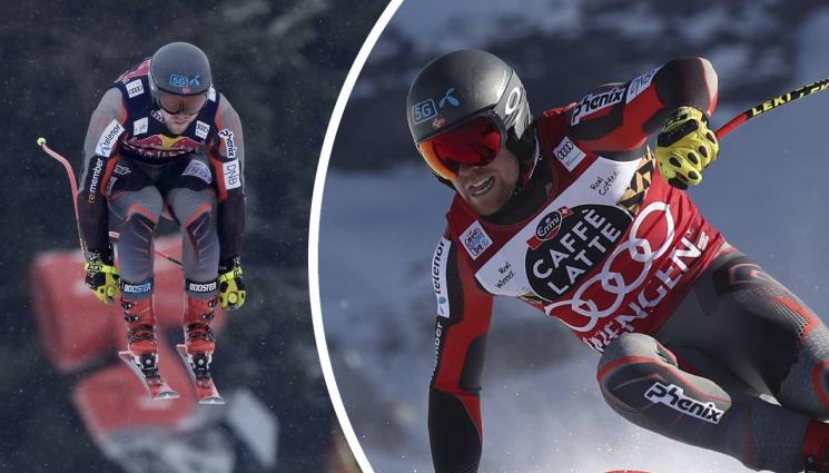 Килде Щрайф - Норвежката светкавица Килде бие в спускането по страховитата писта Щрайф в Кицбюел