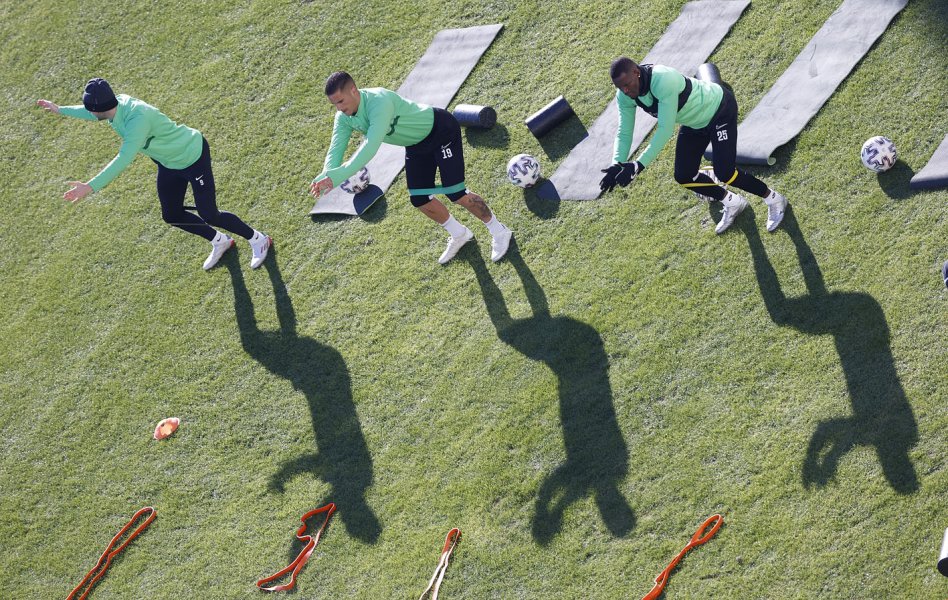 Лудогорец тренировка1