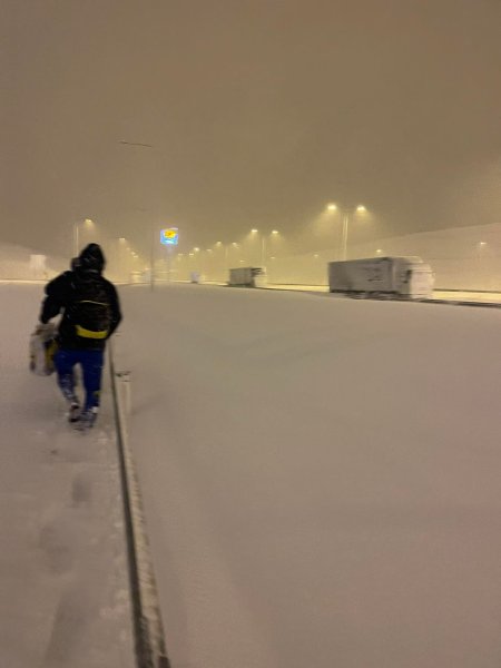Марица снежна блокада Истанбул1