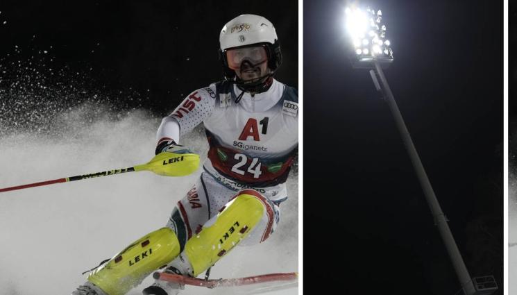 Алберт Попов Шладминг първи манш - Алберт Попов девети в първия манш за Световната купа в Шладминг, 31 слаломисти отпаднаха