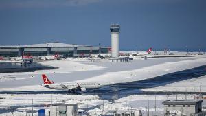 сняг Турция Истанбул летище