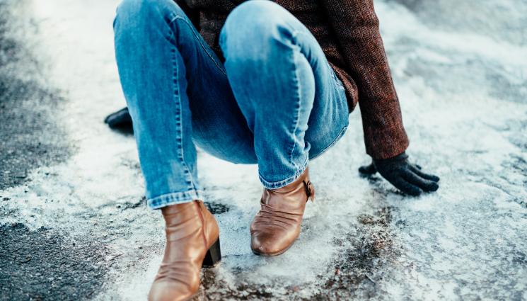 лед сняг студ