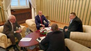 Президентът Румен Радев се срещна на Дондуков 2 с президента