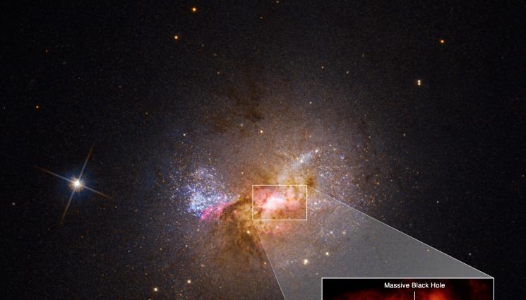 НАСА - Черна дупка роди звезда, пъпна връв от газ и звезден прах доказва необичайното явление