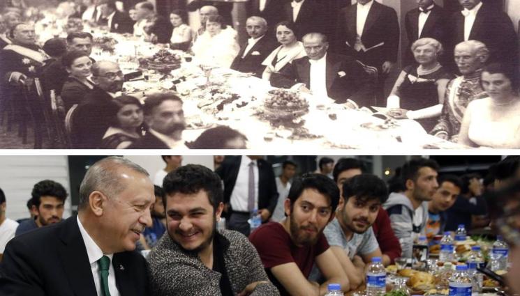 турски президенти - Ататюрк похапвал риба и хайвер