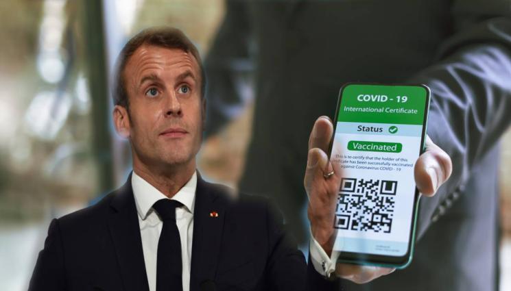 а - Куриозна случка: Българин опита да влезе в мол със сертификат на Макрон