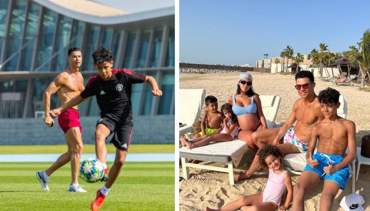 Крастиано Роналдо - Кристиано е горд татко. Синът му получи първа повиквателна