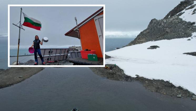 Ледниково езеро - На Снежния континент: Проучват дишането на ледниково езеро