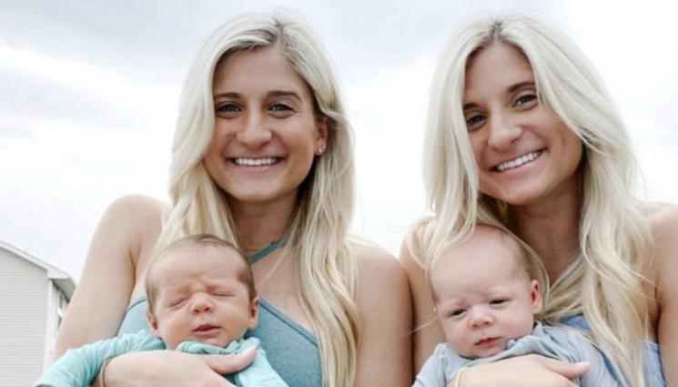 близначки - Близначки се ожениха и родиха в един и същи ден