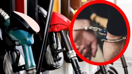 обир бензиностанция арест