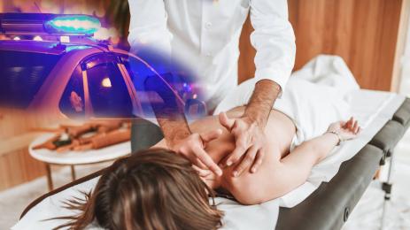 масаж полиция